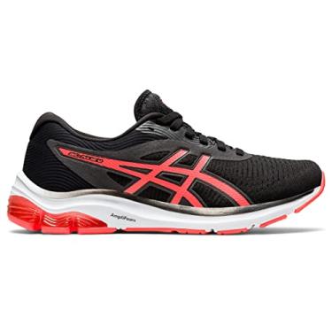 Imagem de ASICS Women's Gel-Pulse 12 Running Shoes, 6.5M, Black/Flash Coral