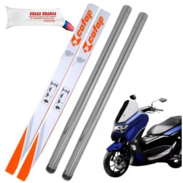 Imagem de Combo Par Bengala Cilindro Tubo Interno Nmax 160 2016 A 2023 Original Cofap e Graxa