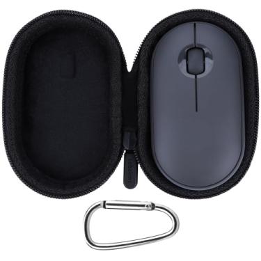Imagem de Lebakort Capa para mouse compatível com Logitech Pebble 2 M350s / M350 / M355 / i345 / Pop Slim Bluetooth sem fio (capa grafite)
