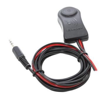 Imagem de Adaptador Receptor Áudio Bluetooth P2 Automotivo Som Carro - Tecnotron