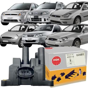 Imagem de Bobina Ignição Ford Ka Fiesta Ecosport Focus Mondeo Courier - NGK