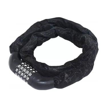 Imagem de Trava Segurança Cadeado Para Bicicleta Com Suporte Numerico Aço Ultra Resistente