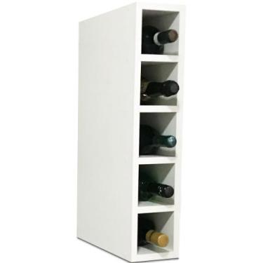 Imagem de Nicho Suporte Garrafeiro Adega De Garrafas Vinho De Parede Em Mdf - Ge