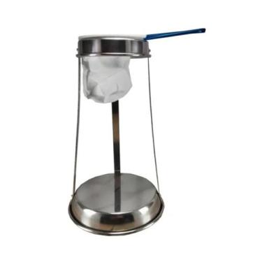 Imagem de Coador de café Mancebo Mariquinha de Alumínio com coador de Pano - Bib