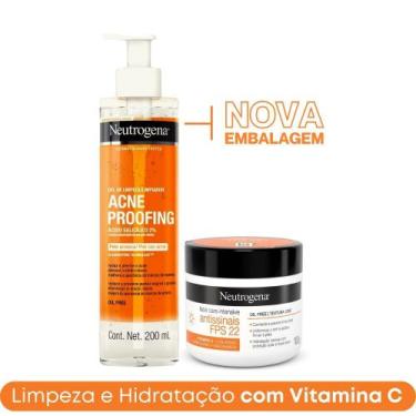 Imagem de Kit Antiacne: Sabonete Facial Acne Proofing 200ml + Hidratante Facial 