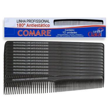 Imagem de Pente Profissional Comare Anti-estático Ion Suporta 180º - 01 Ou 12 Un