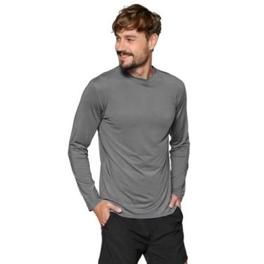 Imagem de Camiseta Masculina UV Manga Longa Proteção Solar UV50+ Slim Fitness, C