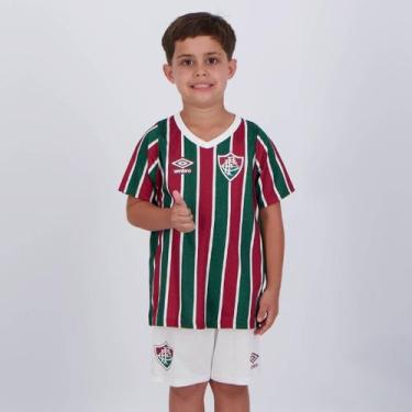 Imagem de Kit Infantil Umbro Fluminense I 2024, 6 MESES