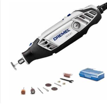Imagem de Micro Retífica + 10 Acessórios Dremel F0133000PC-000, 220V