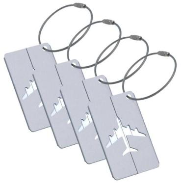 Imagem de 4 Tags Para Mala Viagem Identificador Etiqueta A Prova De Água Segura 