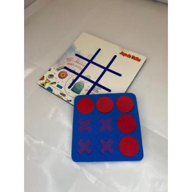 Imagem de Jogo da Velha offset 15x15 EVA interativo infantil criança bebe - OREI
