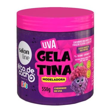 Imagem de Gelatina Salon Line To de Cachos Kids Modeladora Cheirinho de Uva 550g