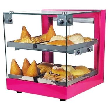 Imagem de BD4 - Estufa Beta para salgados 4 bandejas Dupla Rosa - 220V - Omega