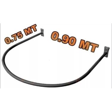 Imagem de Provador Para Loja Em Arco 90x90 - Provador redondo,  Preto