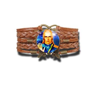 Imagem de Pulseira Feminina Ashtar Sheran Guardião do Planeta Terra Ajustável - 