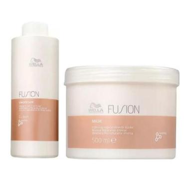 Imagem de Wella Profissionals Fusion Mascara 500ml e Condicionador 1L - Wella Pr