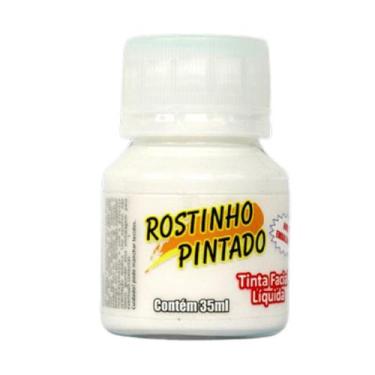 Imagem de Tinta para pintar o rosto Branco 35 ml Rostinho Pintado