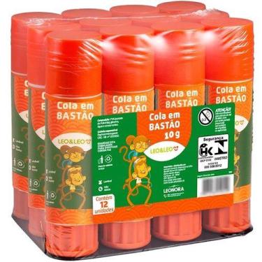 Imagem de Cola em Bastão 10g Pacote c/ 12 Unidades Leo & Leo - LEO&LEO