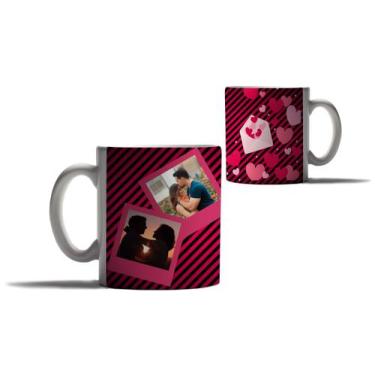 Imagem de Caneca Presente Namorados Frases Amor Polaroid Sua Foto HD - Enjoy Sho