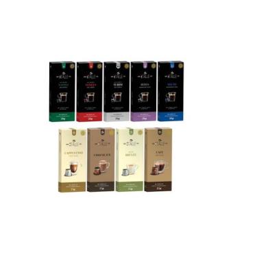 Imagem de Kit Café Cápsulas Nespresso Compatível Café Italle 90 und