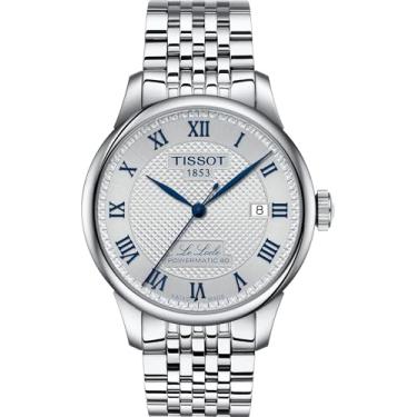 Imagem de Tissot Relógios automáticos masculinos Le Locle Powermatic 80 20th Anniversary 316L cai...