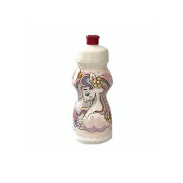 Imagem de Kit 15 Garrafinhas Squeeze Infantil Unicórnio 250ml Plástico - Qualipl