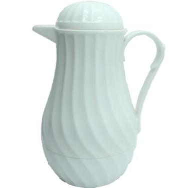 Imagem de Garrafa Térmica Nova 1L Branca Elegante Vintage Café Bulé Chá - Gici H
