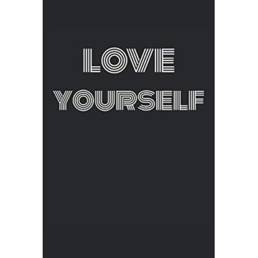 Imagem de Love Yourself: Funny Notebook Journal Gift to K-pop Fan Hangul Korean Drink Kdrama Korean Fan Birthday Christmas Coworker Valentines Fathers Day Mothers Day Party Gift