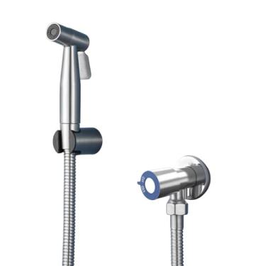 Imagem de Ducha Higiênica Completa Bidê - Chuveirinho Banheiro, Aço Inox, Design Moderno, Instalação Fácil, Alta Pressão, Durabilidade