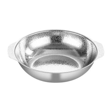 Imagem de Pote de Macarrão Instantâneo Pote Ramen Coreano Aquecimento Rápido Pan Orelha Dupla Panelas Secas Kimchi Soup Pot, 22cm