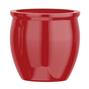 Imagem de Vaso Vietnamita Fibra De Vidro Caribe M 38cm Decorativo (Bordo)