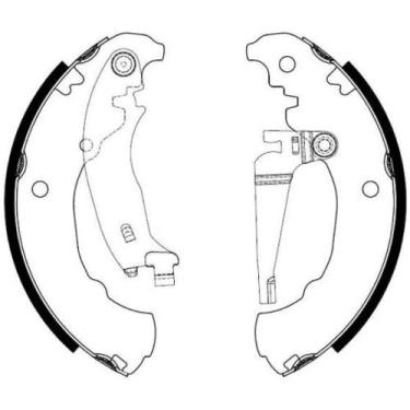 Imagem de Sapata de Freio Traseiro Fiat Palio 2010 a 2023 SYL 203017