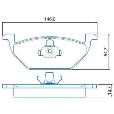 Imagem de Pastilha de Freio Volkswagen Polo Sedan 2002 a 2014 JURID