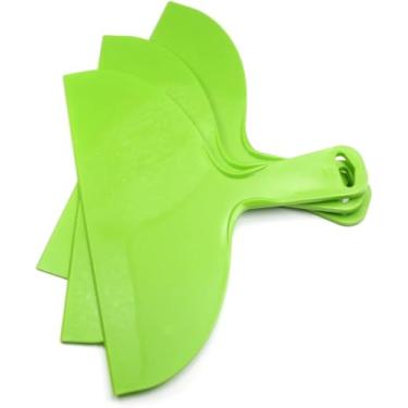 Imagem de Utoolmart Raspador de pintura de faca Putty removedor de treliça prático para azulejo de tijolos de gesso concreto casa construção usar janela vidro Slant Edge Grill Scraper Premium Flat Pool 1 peça, UT191028J-0053, Prata, 8 inch ; 3PCS ; PP