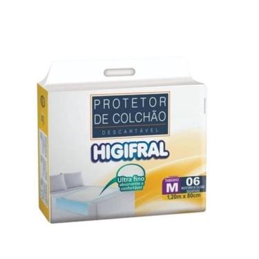 Imagem de Protetor Colchão Descartável Geriátrico M 120x80cm Higifral - 6 unidad