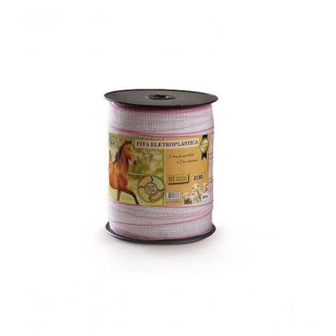 Imagem de Fita Eletroplastica 38mm 200m Zebu Cerca Eletrica Rural Equinos Ovinos