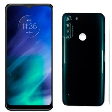 Imagem de Tela Display Lcd Touch Para Moto One Fusion + Tampa Verde