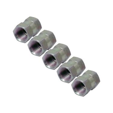 Imagem de Kit 5 Conexão Emenda Tubo Nylon Mbb Femea 22 X 1,5 Mm X 22 X 1,5 Mm (R