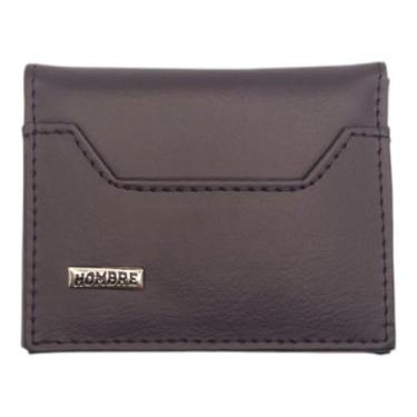 Imagem de Carteira masculina material vegano até 10 cartões sistema antifurto vá