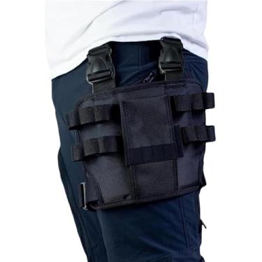 Imagem de Aramola Bolsa de ferramentas para pernas, bolsa de ferramentas de eletricista para homens, bolsa multifuncional com clipe de cinto para eletricista automotivo carpinteiro