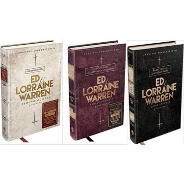 Imagem de Kit 3 livros Ed & Lorraine Warren - Demonologistas: Arquivos Sobrenaturais + Lugar Sombrio + Vidas Eternas