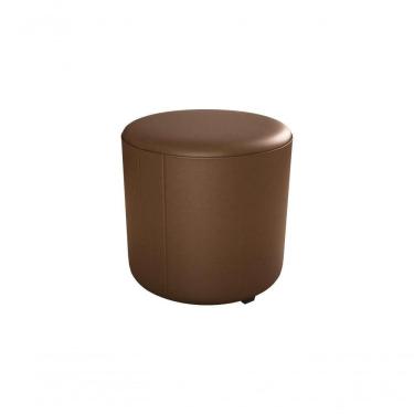 Imagem de Puff Decorativo Sala Descando Copenhage Premium Sintetico Marrom Matrix