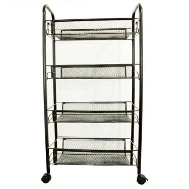 Imagem de Carrinho Organizador Multiuso Com 4 Prateleiras ( Fruteira )