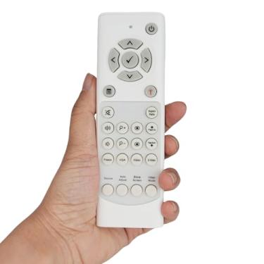 Imagem de Controle remoto de substituição TSKB-IR02 compatível com projetor Dell DLP TSKB-IR02 controle remoto 4220, 4320, 7760, S560, S560P, S560T, 4350 (branco