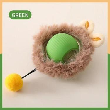 Imagem de Brinquedos Inteligentes Para Gatos Bola De Rolamento Automática Cauda 