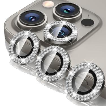 Imagem de Tensea Protetor de lente de câmera compatível com iPhone 17 Pro Max/17 Pro/15 Pro Max/15 Pro/16 Pro Max/16 Pro/14 Pro Max/14 Pro, acessórios de proteção de tela de vidro temperado de metal, compatível