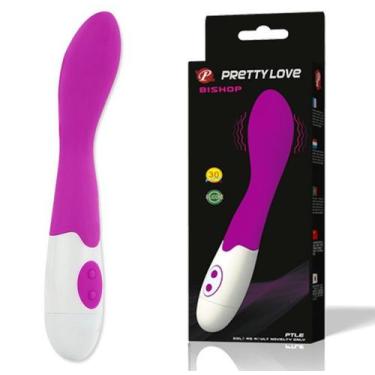 Imagem de Vibrador Estimulador Ponto G Lilás em Silicone 30 Modos de Vibração - 