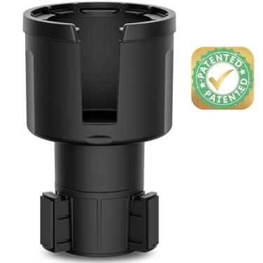Imagem de Swigzy Expansor de suporte de copo de carro, extensor de inserção expansível ajustável, adaptador automotivo comporta hidrofrasco, Yeti, Nalgene, Owala, garrafas de água grandes (32 1,13 g) - Veículo