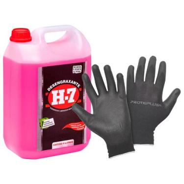 Imagem de Desengraxante Removedor Multiuso 5 Litros Com Luva - H7 - 001275