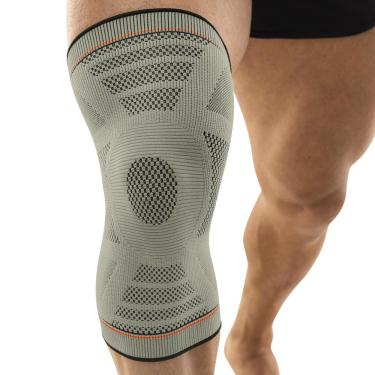 Imagem de Joelheira N1 Sport Linha Training Cinza e Laranja-P